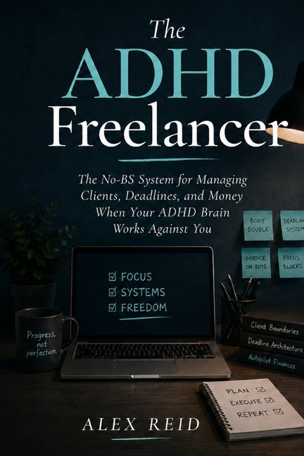 The ADHD Freelancer: The No-BS System for Managing Clients, Deadlines, and Money When Your Brain Works Against You - Stop Procrastinating, Build Bette by Jordan Vance