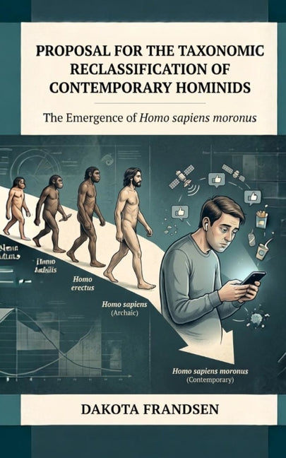 Proposal for the Taxonomic Reclassification of Contemporary Hominids: The Emergence of Homo sapiens moronus by Frandsen, Dakota