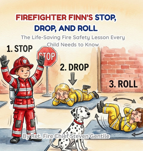 Firefighter Finn's Stop, Drop, and Roll: The Life-Saving Fire Safety Lesson Every Child Needs to Know by Gentile, Chief Steven