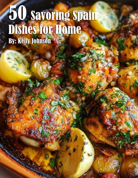 50 Savoring Spain Dishes for Home by Johnson, Kelly