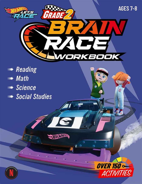 Hot Wheels Brain Race Grade 2 Workbook