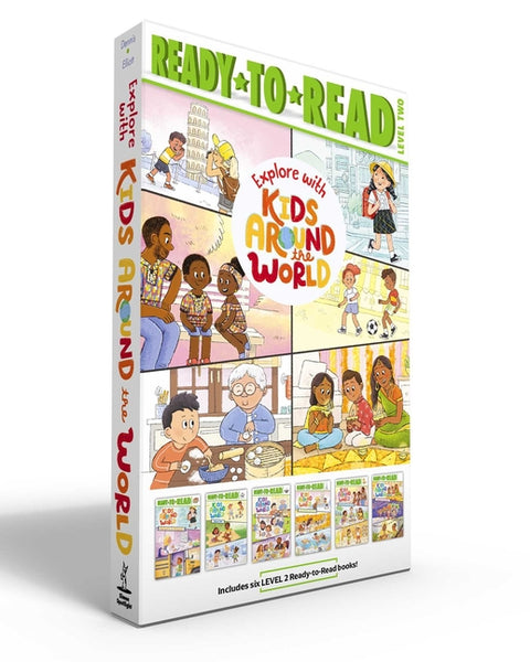 Explore with Kids Around the World (Boxed Set): School's in Session; Game On!; What's Cooking?; The World's Wonders; Getting All Dressed Up!; Celebrat by Various
