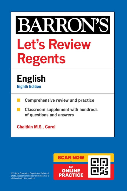 Let's Review Regents: English, Eighth Edition by Chaitkin, Carol