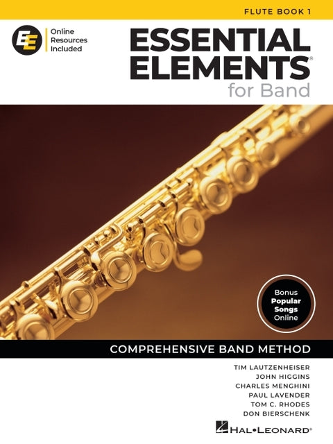 Essential Elements for Band Flute Book 1 with Eei Online Resources Flute Method Book and Sheet Music for Students and Teachers Comprehensive Band Meth