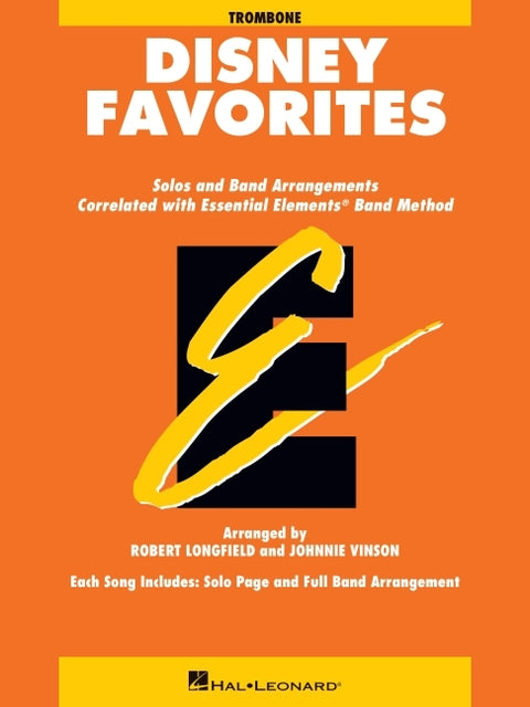 Essential Elements Disney Favorites for Trombone by Vinson, Johnnie