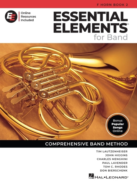 Essential Elements for Band - F Horn Book 2 with Eei by Lautzenheiser, Tim