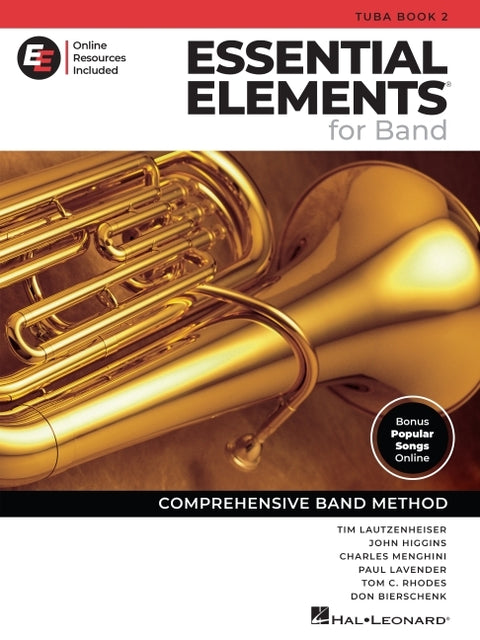 Essential Elements for Band - Tuba Book 2 with Eei by Lautzenheiser, Tim