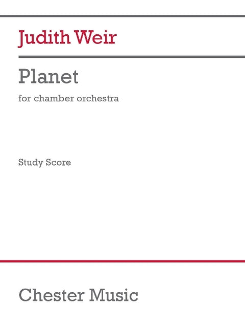 Bell: Planet for Chamber Orchestra Study Score by Bell, Iain