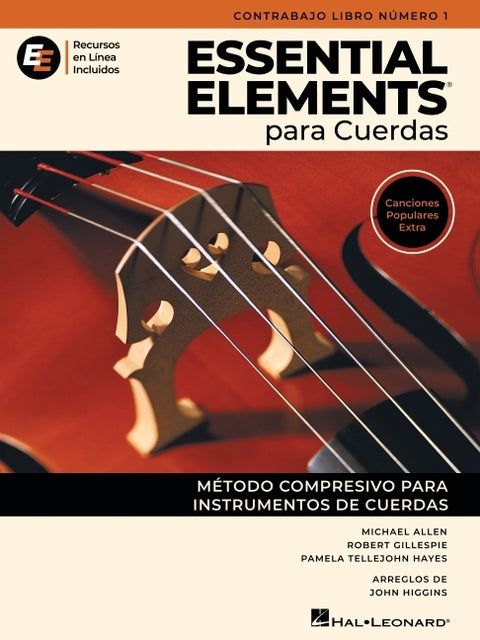 Essential Elements Para Cuerdas - Contrabajo Libro Numero 1 - Recursos En Linea Incluidos by Allen, Michael