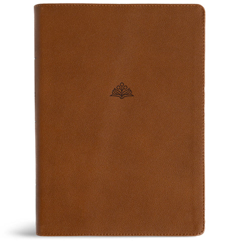 CSB Women's Study Bible, Saddle Brown Genuine Leather