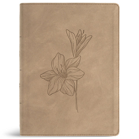 CSB Verse-By-Verse Reference Bible, Digital Study Edition, Earth Suedesoft Leathertouch