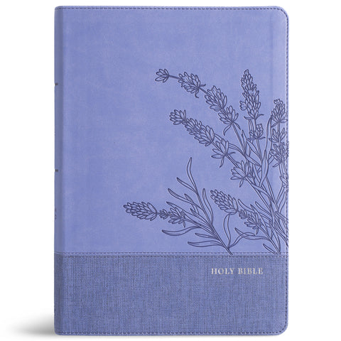 CSB Super Giant Print Reference Bible, Optimal Type, Digital Study Edition, Lavender Leathertouch