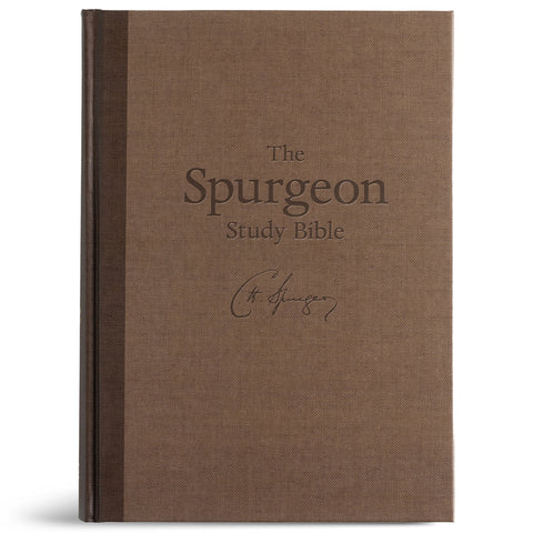CSB Spurgeon Study Bible, Brown Hardcover by Begg, Alistair