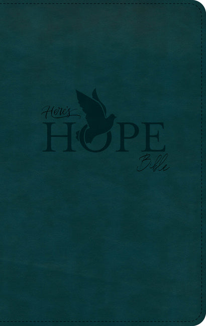 CSB Here's Hope Bible, Dark Teal Leathertouch by Csb Bibles by Holman