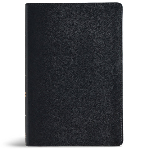 CSB Giant Print Reference Bible, Easy-To-Read Optimal Type, Digital Study Edition, Black Genuine Leather by Csb Bibles by Holman