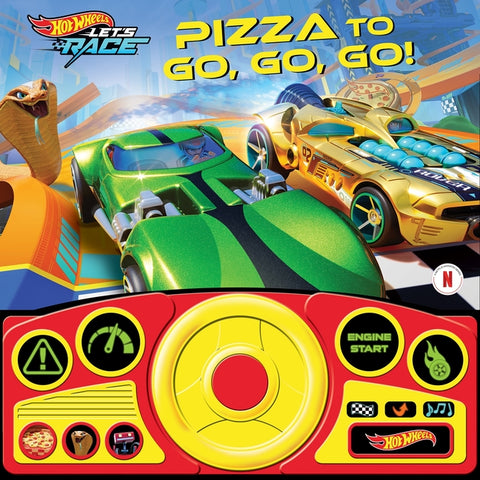 Hot Wheels Let's Race: Pizza to Go, Go, Go! Sound Book [With Battery]
