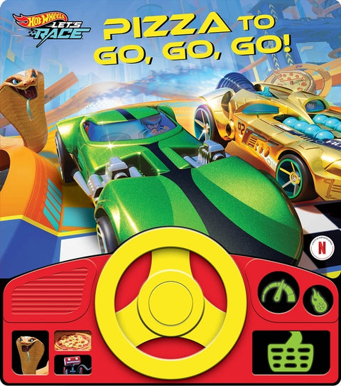 Hot Wheels Let's Race: Pizza to Go, Go, Go! Sound Book [With Battery]