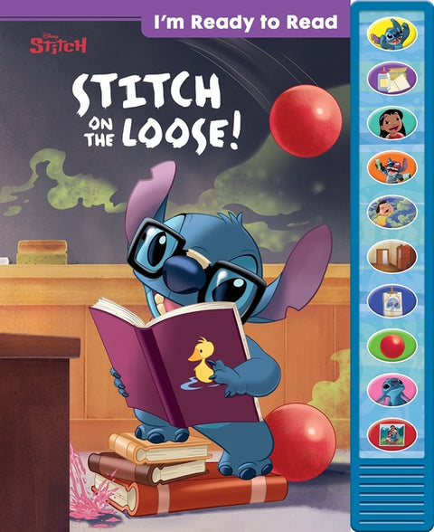 Disney Stitch: I'm Ready to Read Stitch on the Loose! Sound Book [With Battery]