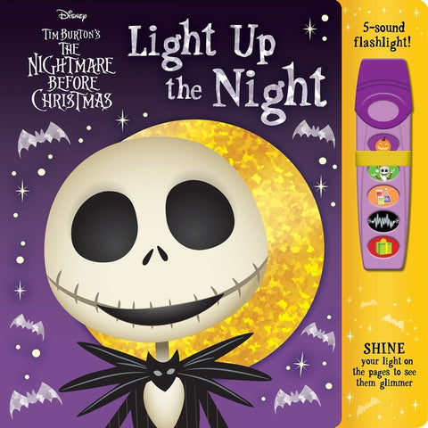 Disney Tim Burton's the Nightmare Before Christmas: Light Up the Night Sound Book [With Battery]