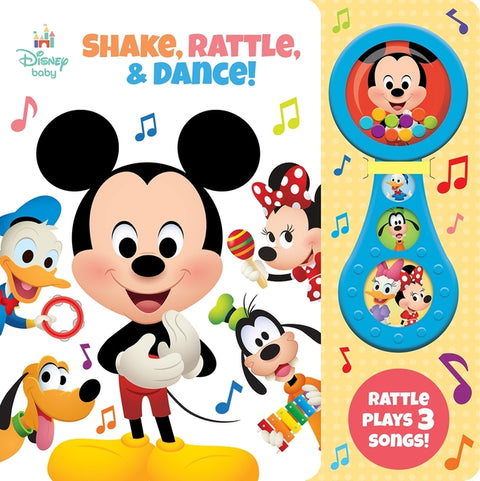 Disney Baby: Shake, Rattle, & Dance! Sound Book [With Battery] by Pi Kids