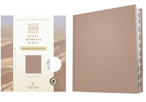 NLT Every Woman's Bible, Journaling Edition, Filament Enabled (Hardcover, Sand, Indexed, Red Letter) by New Living Translation