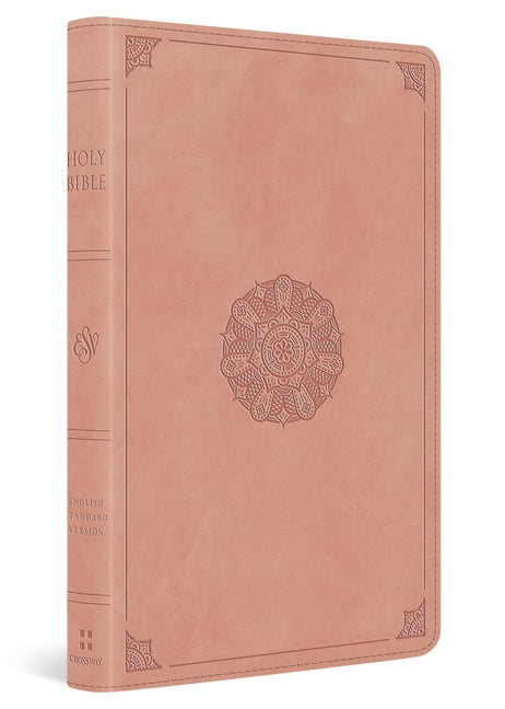 ESV Thinline Bible, Red Letter (Trutone, Blush Rose, Emblem Design)