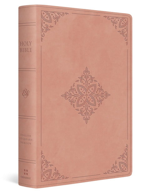 ESV Holy Bible: Dyslexia-Friendly Edition (Trutone, Blush Rose, Fleur-De-Lis Design)