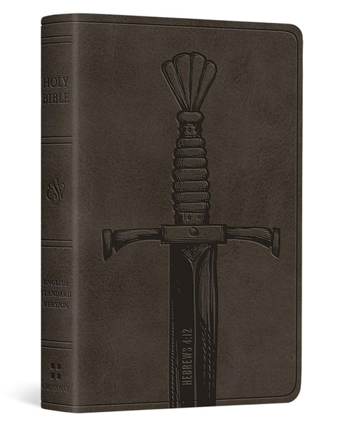 ESV Vest Pocket New Testament with Psalms and Proverbs, Red Letter (Trutone, Silver, Sword Design)