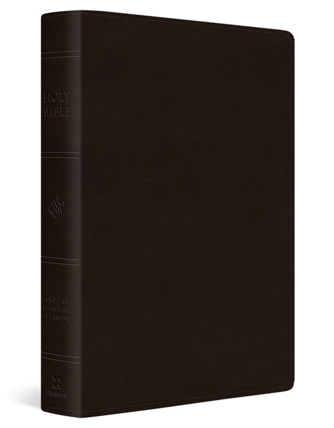 ESV Large Print Value Personal Size Bible (Trutone, Deep Brown)