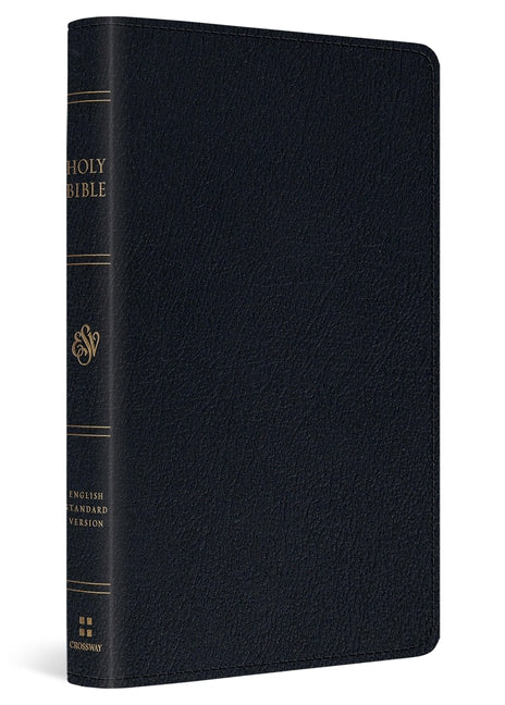 ESV Large Print Thinline Reference Bible, Red Letter (Genuine Leather, Black) by Esv Bibles