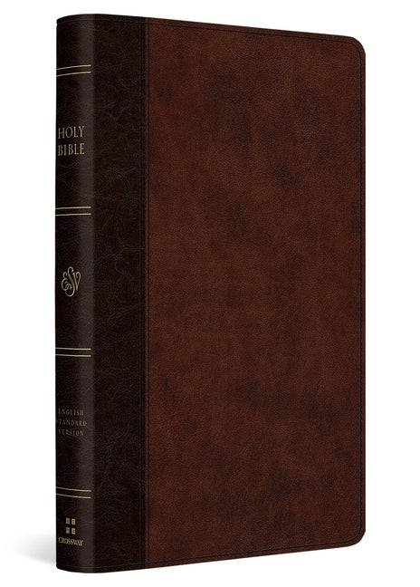 ESV Large Print Thinline Reference Bible, Red Letter (Trutone, Brown/Walnut, Timeless Design) by Esv Bibles
