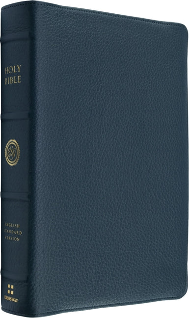 ESV Heirloom Bible, Scriptura Sacra: Personal Size Reference Edition (Calfskin, Meridian Blue, Full Yapp) by Esv Bibles