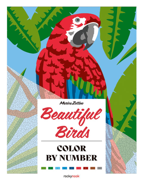 Beautiful Birds: Color by Number by Zottino, Marica