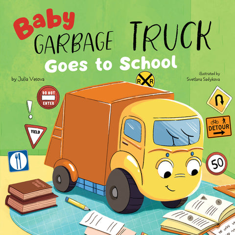 Baby Garbage Truck Goes to School
