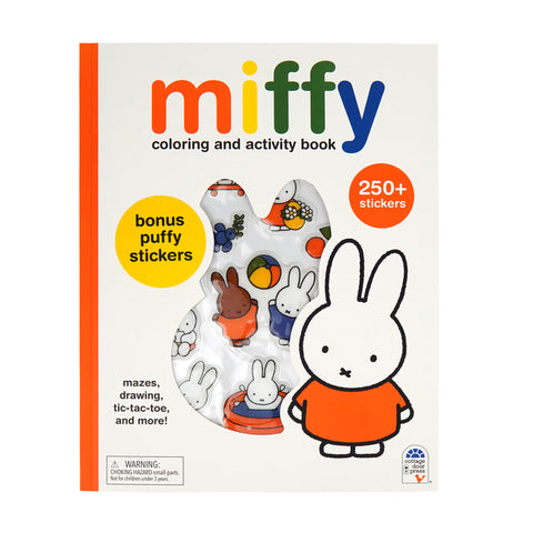 Miffy Coloring and Activity Book with Puffy Stickers by Bruna, Dick