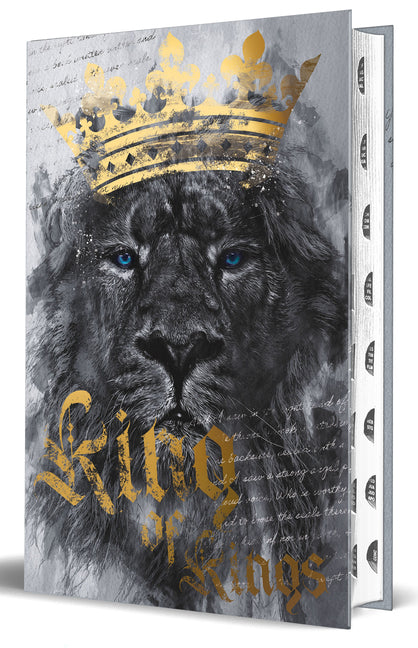 KJV Holy Bible, Large Print, Handy Size Format, Hardcover, Lion King of Kings, Thumb Index, Ribbon Marker, and Red Letter by King James Version