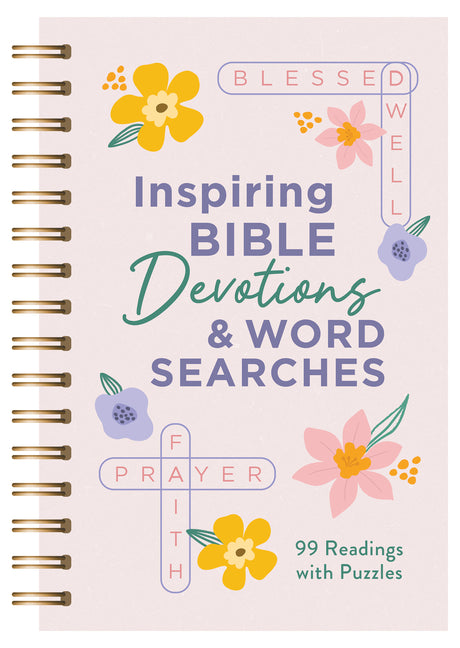 Inspiring Bible Devotions & Word Searches: 99 Readings with Puzzles by Compiled by Barbour Staff