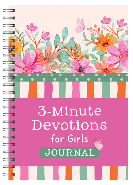 3-Minute Devotions for Girls Journal by Compiled by Barbour Staff