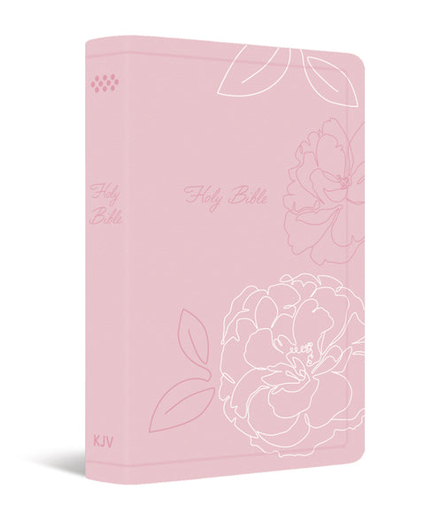 KJV Holy Bible: Deluxe Gift Bible - Pink Flowers: King James Version Bible, Ribbon Marker, Red Letter Edition, Readable Type by Global Publishing Partners