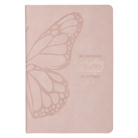 Journal Hardcover Pink Everything Beautiful Ecc. 3:11 by 