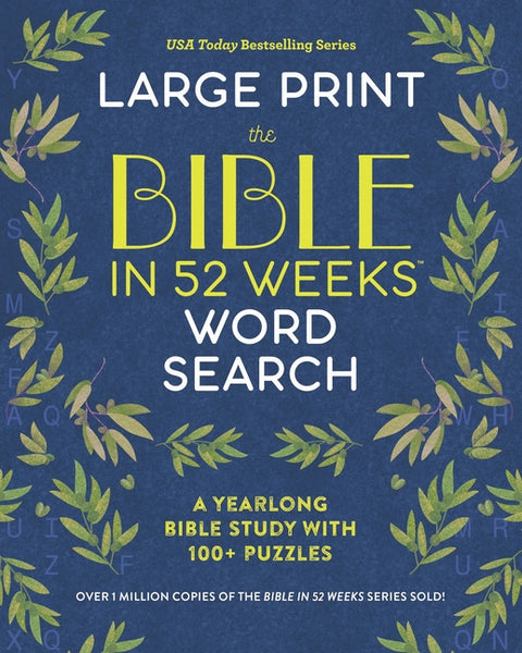 The Bible in 52 Weeks Word Search - Large Print: A Yearlong Bible Study with 100+ Puzzles by Żylińska-Rękas, Agnieszka