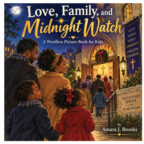 Love, Family, and Midnight Watch: A Wordless Picture Book for Kids by Brooks, Amara J.