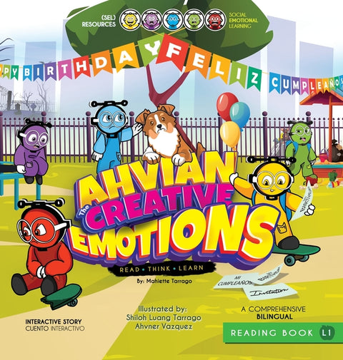 Ahvian The Creative "Emotions" - Bilingual Reading Book: (Read, Think, Learn) - Social Emotional Learning (SEL) Resources
