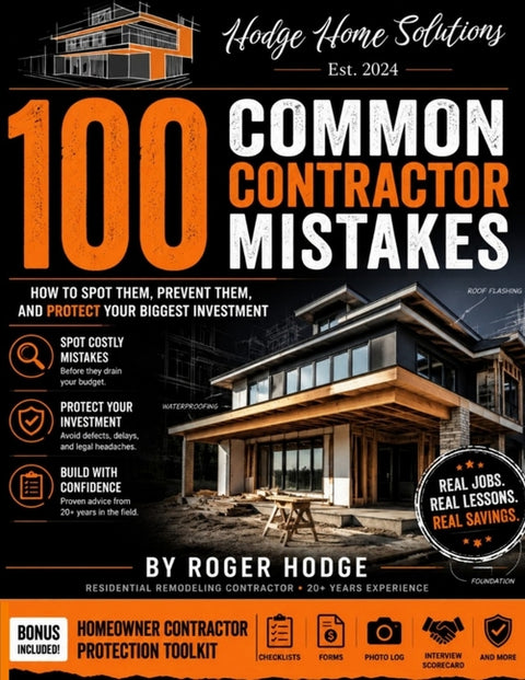 100 Common Contractor Mistakes by Hodge, Roger