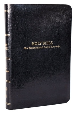 Kjv, Pocket New Testament with Psalms and Proverbs, Black Leatherflex, Red Letter, Comfort Print by Thomas Nelson