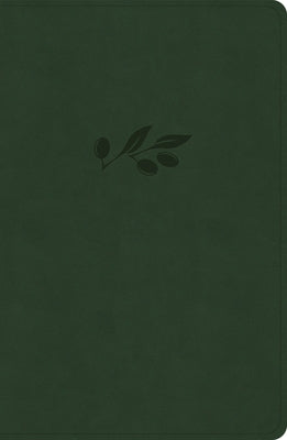 KJV Personal Size Giant Print Bible, Olive Leathertouch, Indexed by Holman Bible Publishers