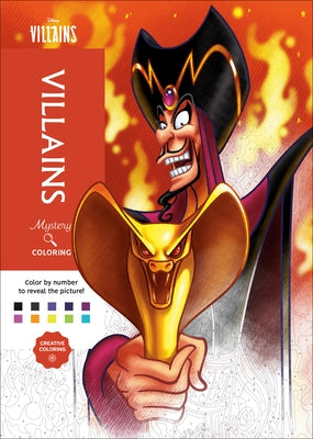 Disney Mystery Coloring: Disney Villains: A Color by Number Book by Disney