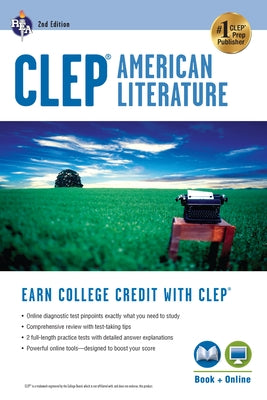 Clep(r) American Literature Book + Online by Stratman, Jacob