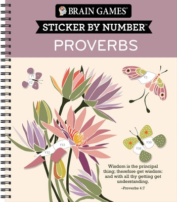 Brain Games - Sticker by Number: Proverbs by Publications International Ltd