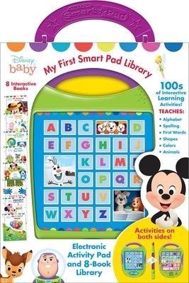 Disney Baby: My First Smart Pad Library Electronic Activity Pad and 8-Book Library Sound Book Set [With Electronic Activity Pad and Battery] by Pi Kids